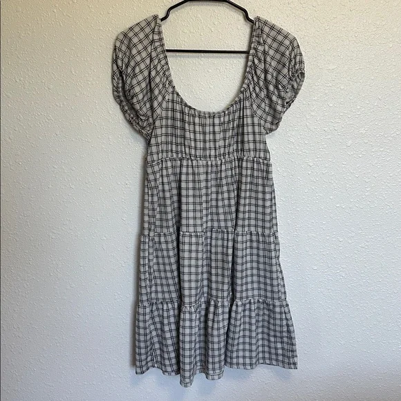 Ultra Flirt Plaid Babydoll Emma Dress Size Medium Jnr - Picture 4 of 8
